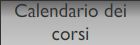 Calendario corsi